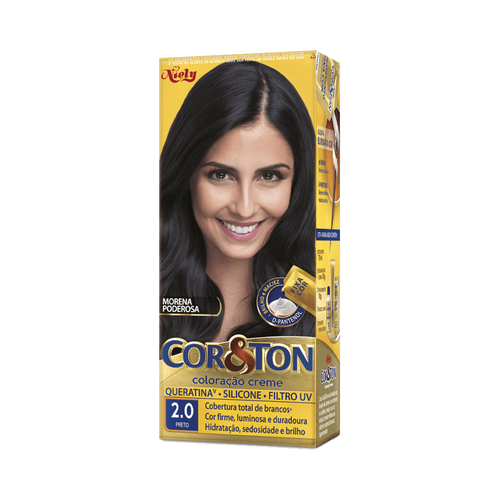 TINTURA COR E TON 2.0 PRETO