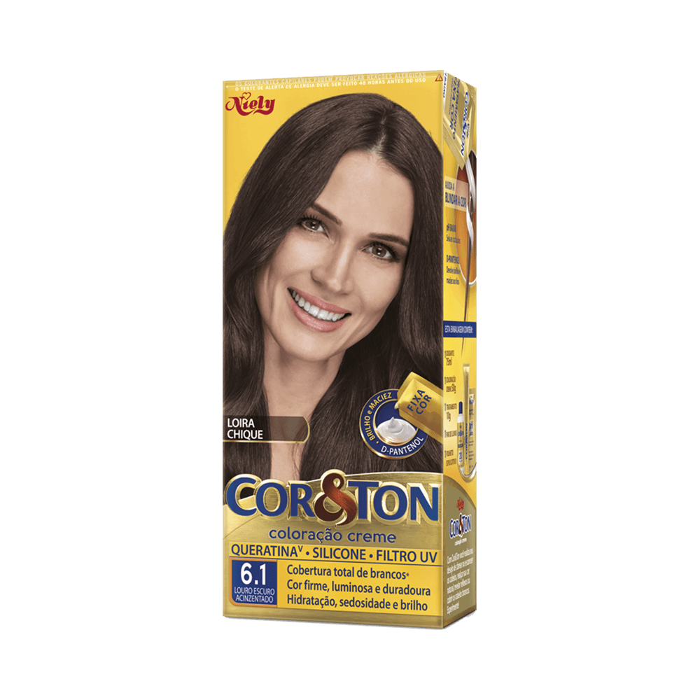 TINTURA COR E TON 6.1 LOURO ESCURO ACINZENTADO