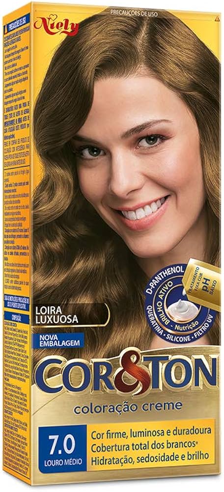 TINTURA COR E TON 7.0 LOURO MEDIO
